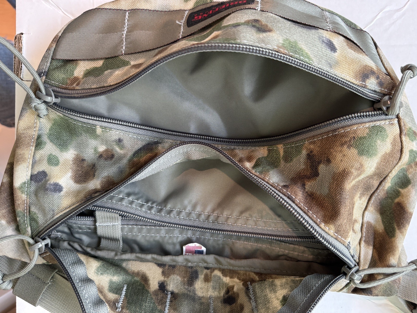 BRIEFING Waist Bag — Nylon Camo Made in the USA