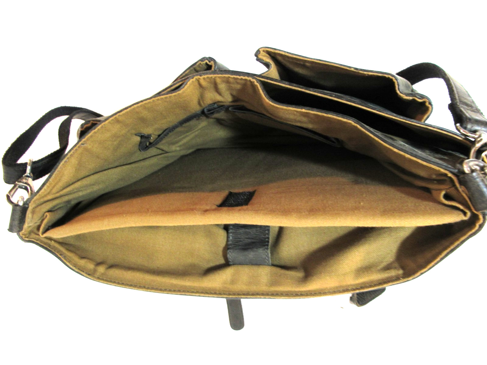 KomalC Buffalo Leather Distressed Brown Briefcase Laptop Messenger Bag 16″ Inch