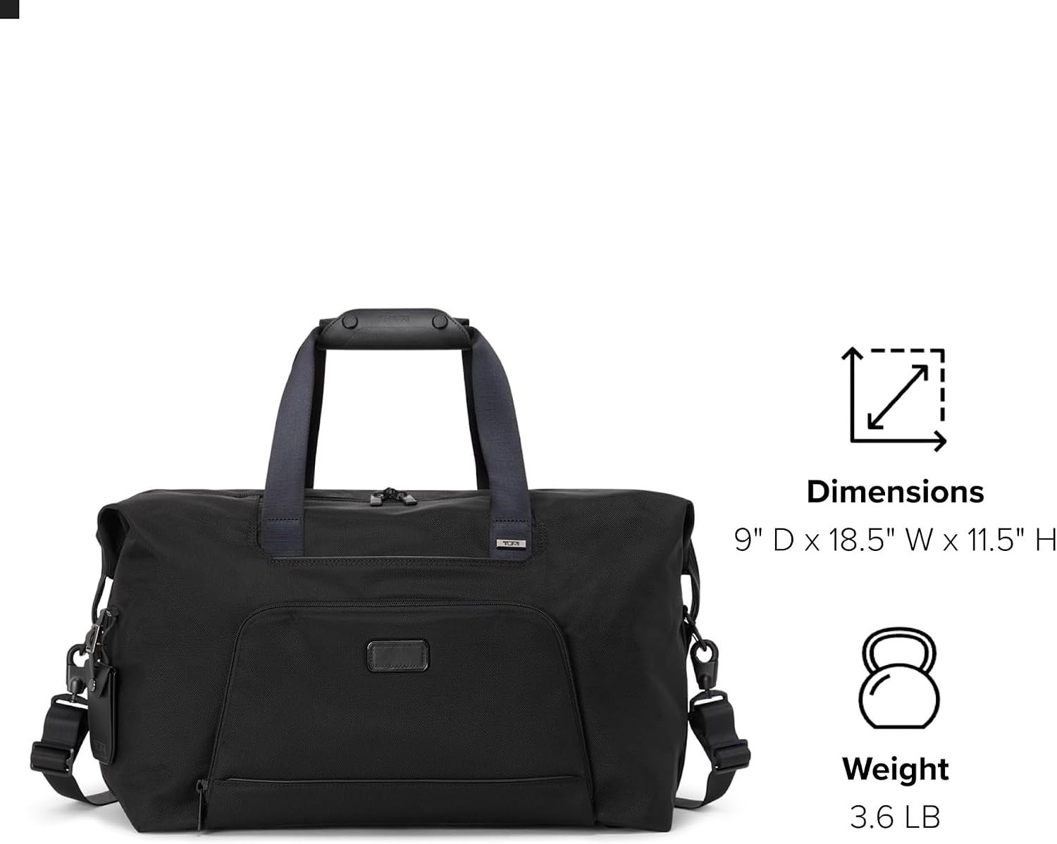 TUMI Alpha Double Expansion Duffel – Durable Travel Bag for Business & Weekend