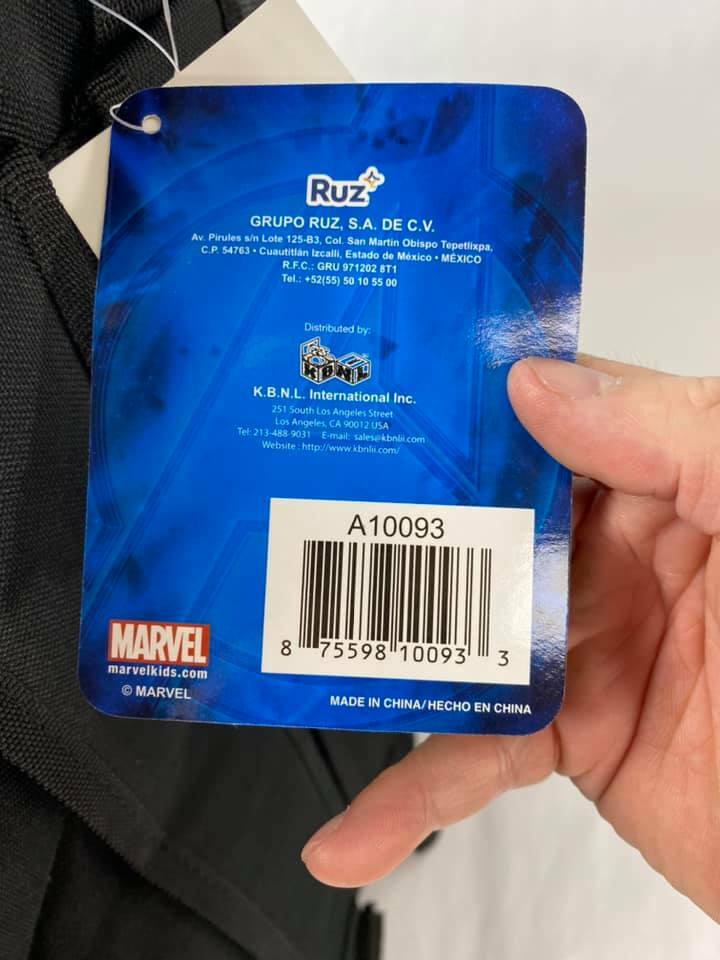 Marvel Avenger Thor All Printed 16″ Large Canvas Backpack School Book Bag