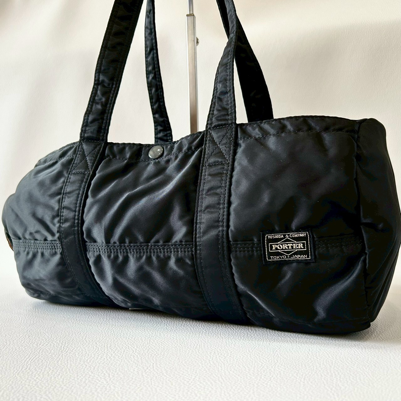 PORTER Yoshida Tanker Mini Boston Duffle Bag S Iron Blue Travel Handbag Japan