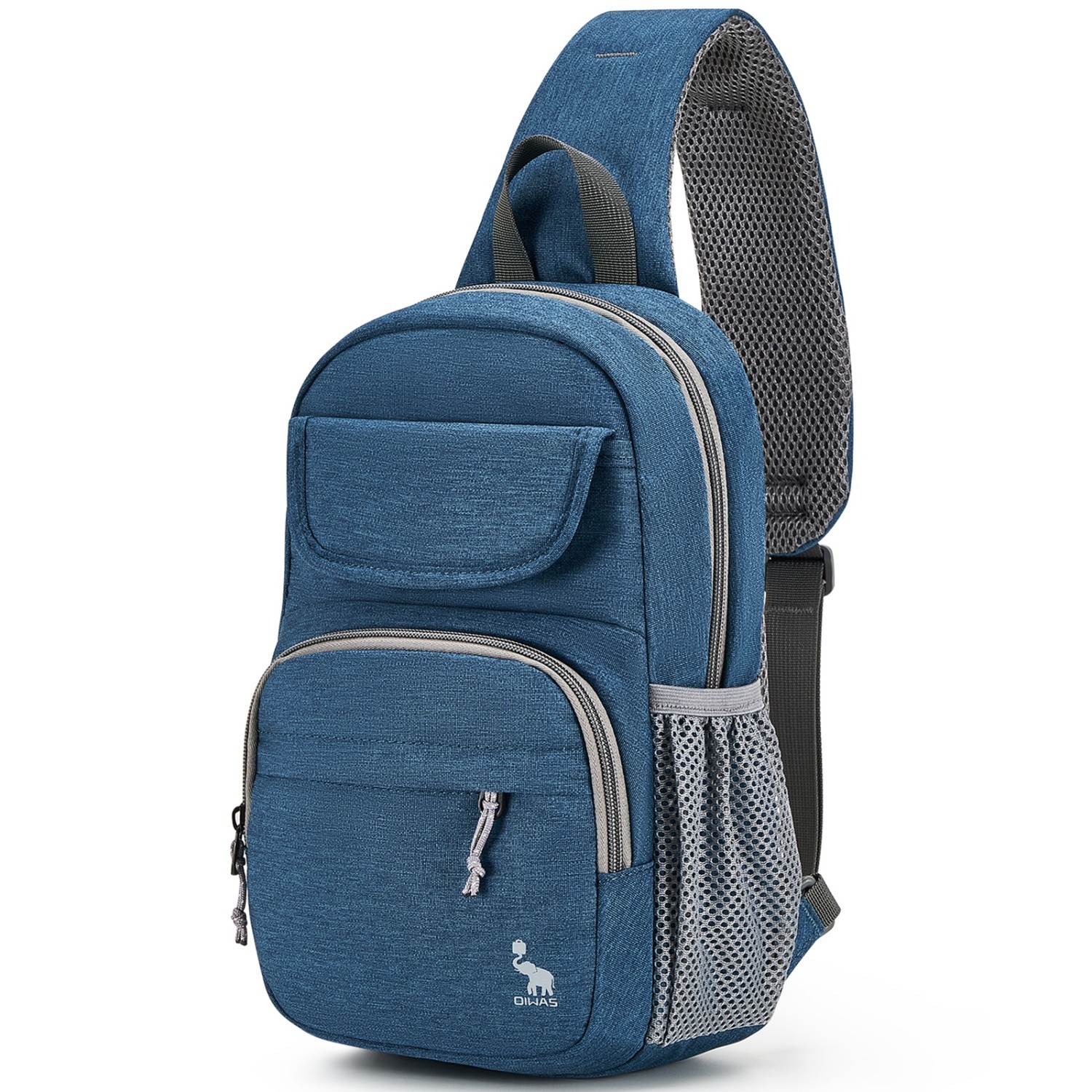 OIWAS Men Wowen Sling Bag Shoulder Crossbody Backpack Travel Chest Fanny Pack