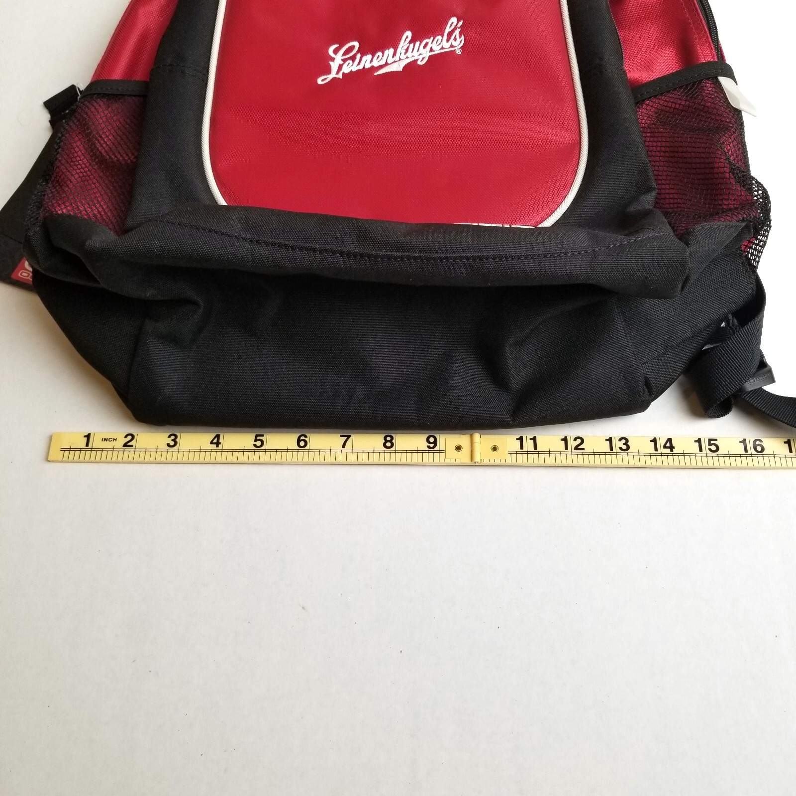 OGIO Backpack Leinenkugels Red Black Audio Pocket Tech Travel College School NEW