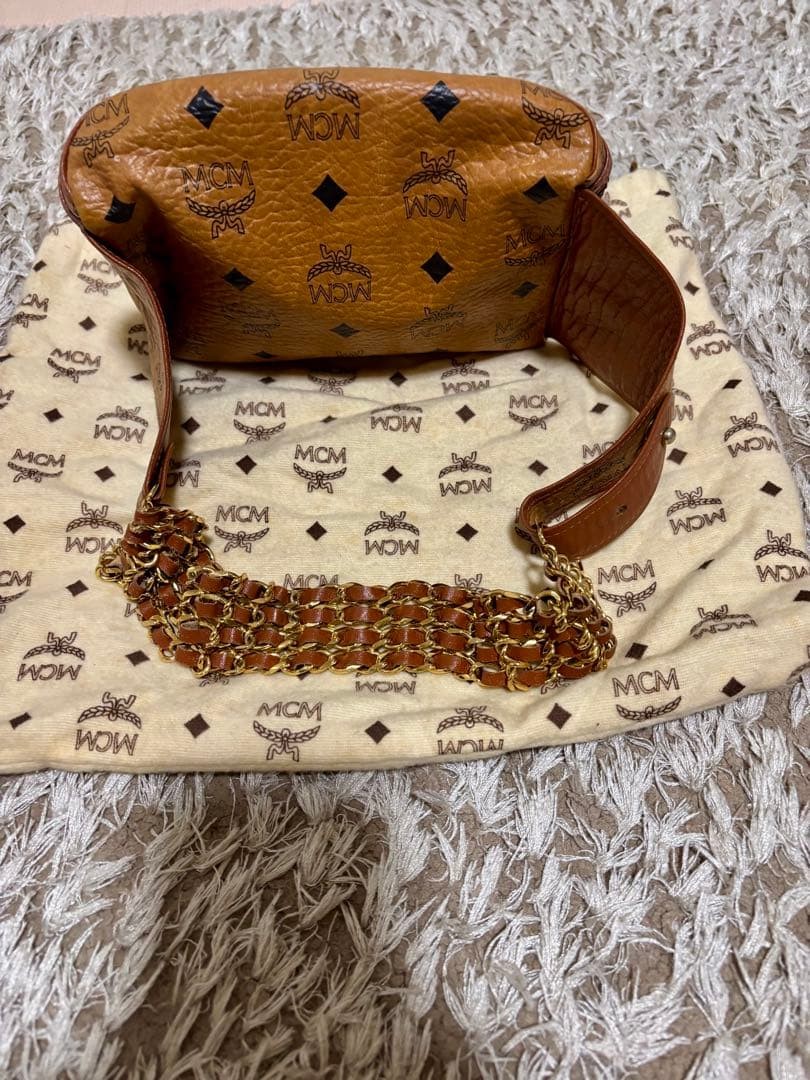 MCM Brown Shoulder Bag Waist Pouch