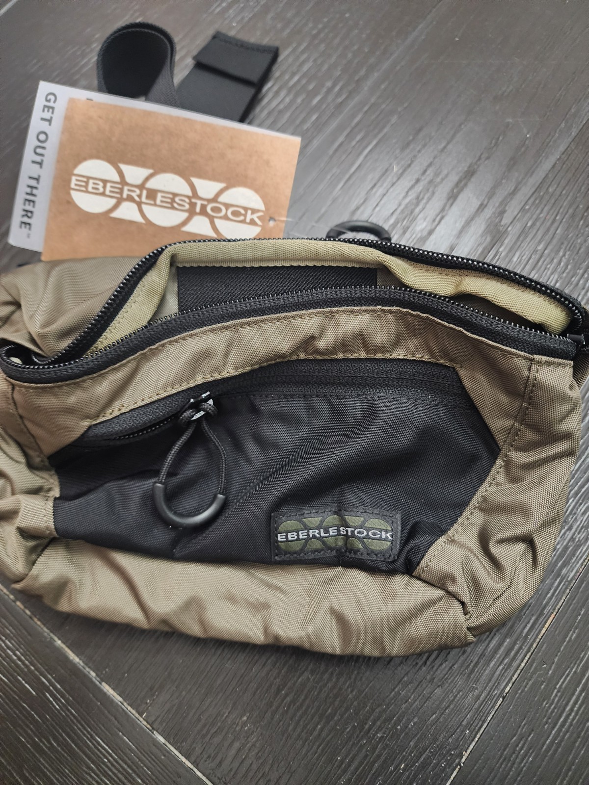 Versatile Green/Black Tactical Fanny Pack – Ideal for Travel and Outdoor Use NWT