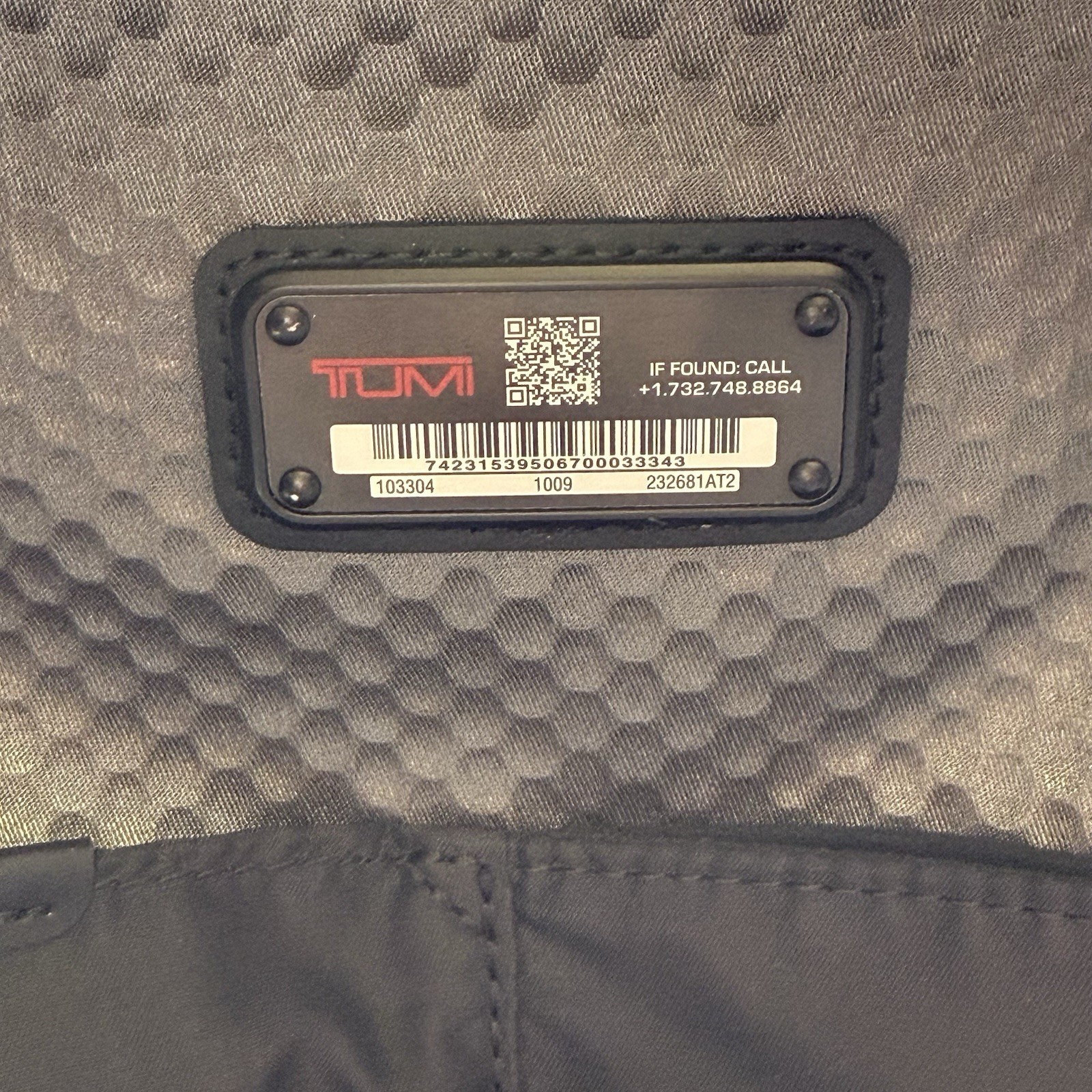 E1 TUMI Alpha Bravo Black Leather “Nellis” Backpack – Excellent Never Used