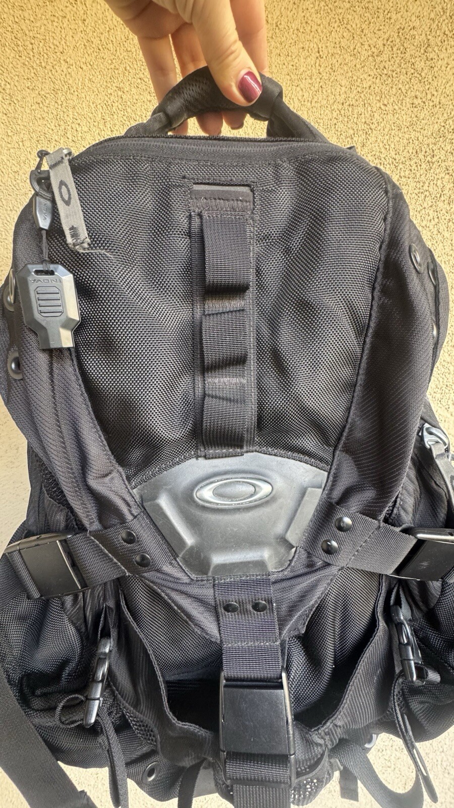 Y2K Oakley Icon 3.0 Tactical Backpack Stealth Black Military Travel Hiking READ