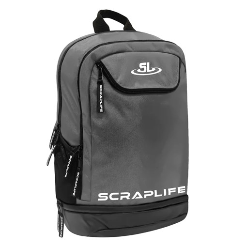 ScrapLife Brawlr 2.0 Grey Wrestling Backpack, 20x12x9, Style# BP06021-GRY-7507