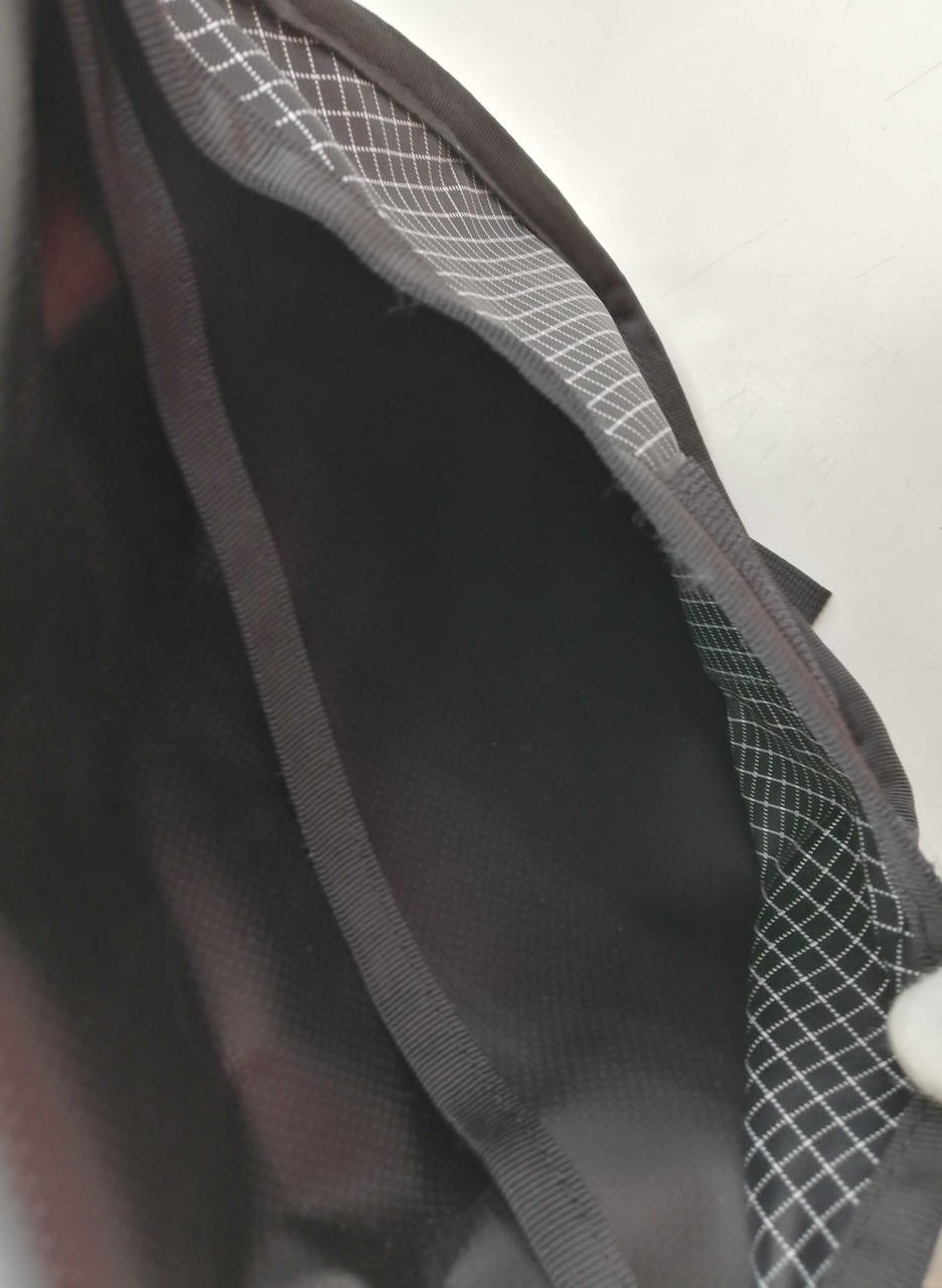 CHROME Box Check Black/White Nylon Messenger Bag