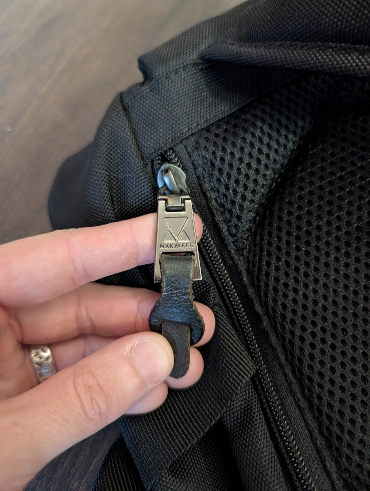 MAKAVELIC TOKYO Black Flap Snap Urban Techwear Black Bag Backpack