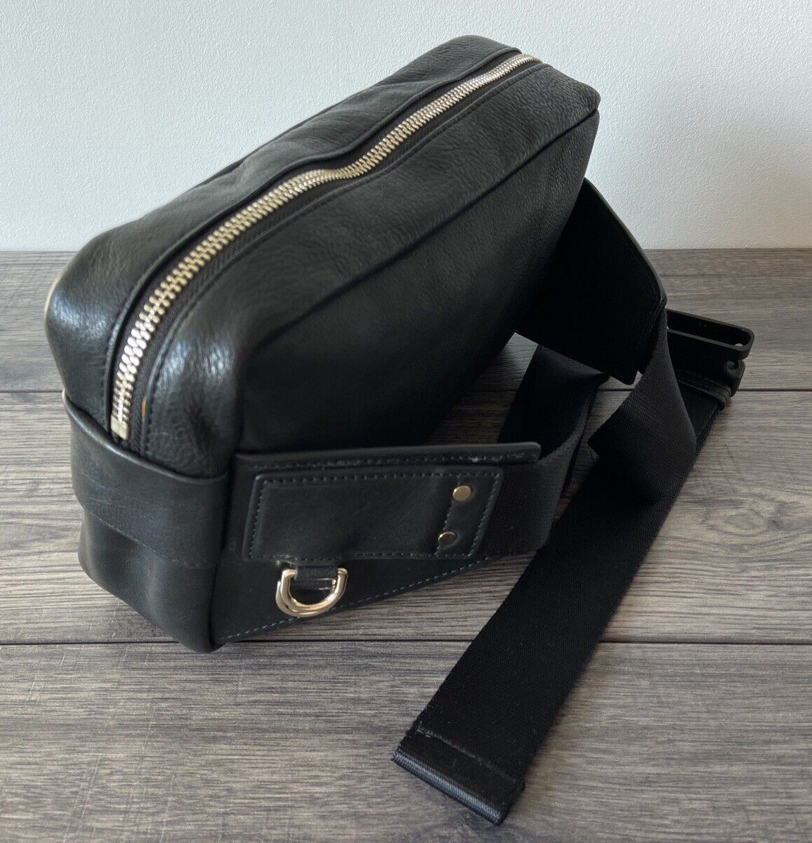 PAUL SMITH BLACK LEATHER DREAMER BUM BAG WAIST PACK RETAIL €590 BNWT