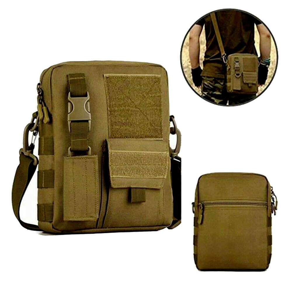 Men Tactical Military Sling Chest Bag Molle Backpack Crossbody Shoulder Pack Bag