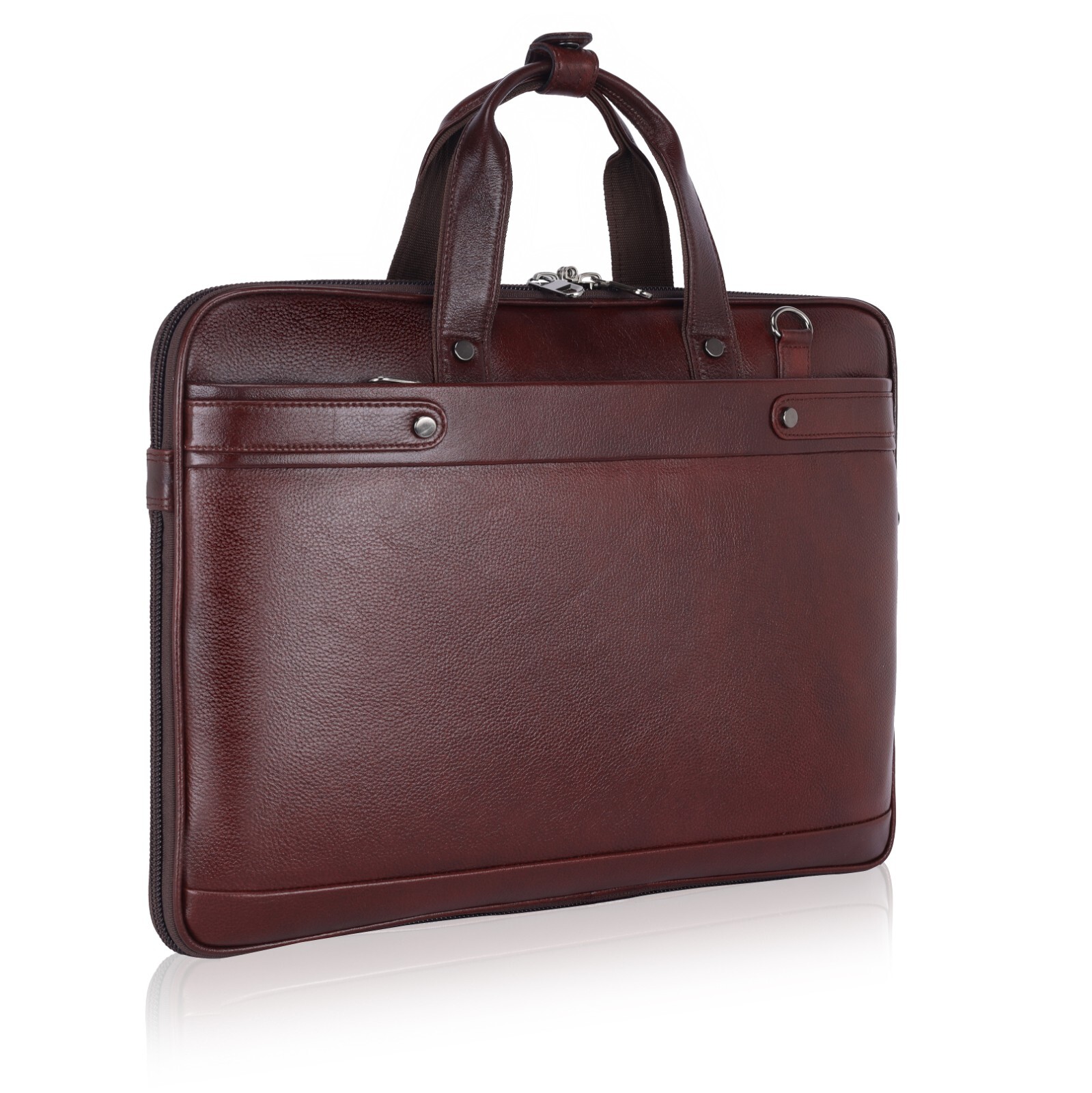 stylsak, Slim Handmade Laptop bag Briefcase high quality shoulder bag genuine
