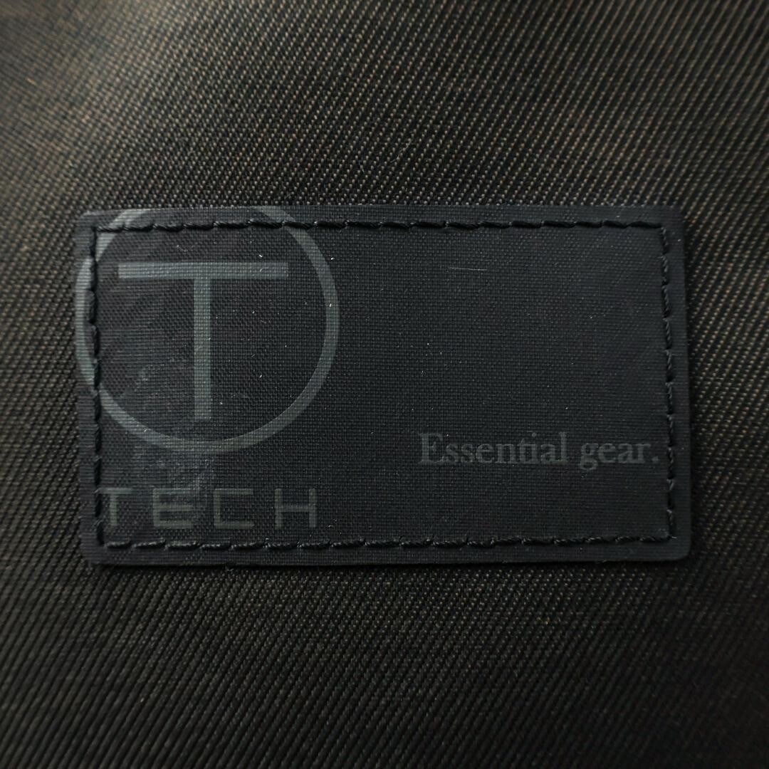 Tumi T-Tech 57585 Black Nylon Cotton Backpack Laptop Travel Bag Mens Zip Pocket