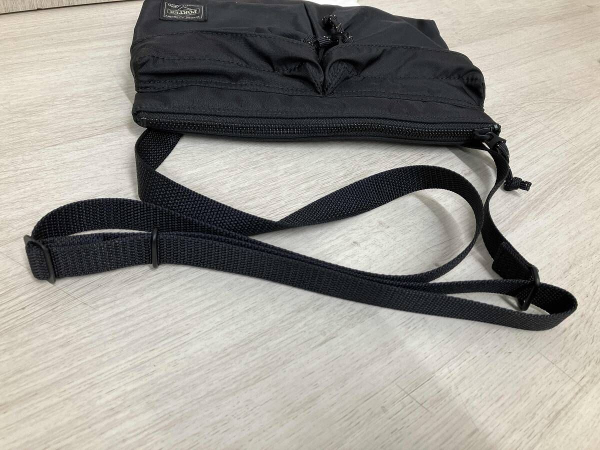 Yoshida & Co.Porter Force Shoulder Bag S 855-05458 Black &removable pouch used