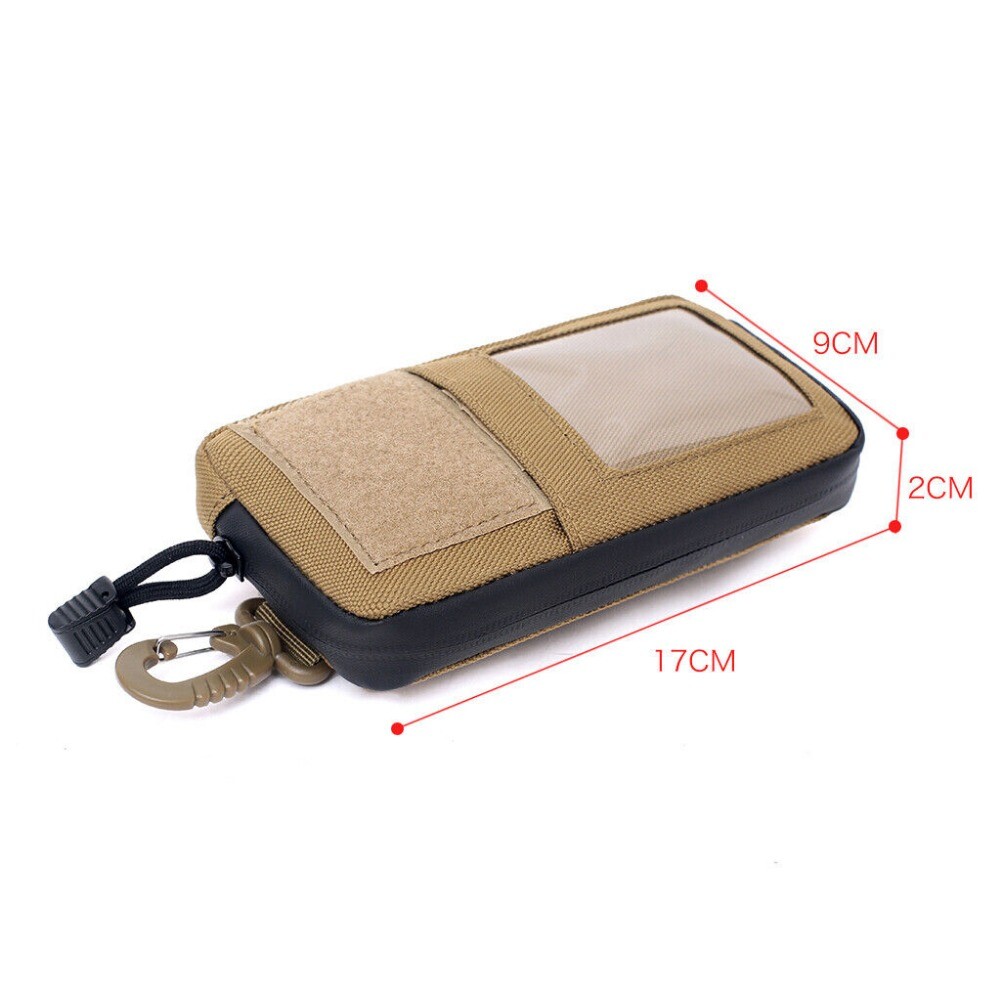 Tactical Molle Pouch Wallet EDC Waist Bag Men Key Card Holder Outdoor Pack Bag