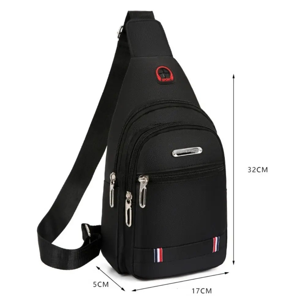 Men’s Canvas Sling Backpack Shoulder Bag Travel Casual Crossbody Chest Pack US