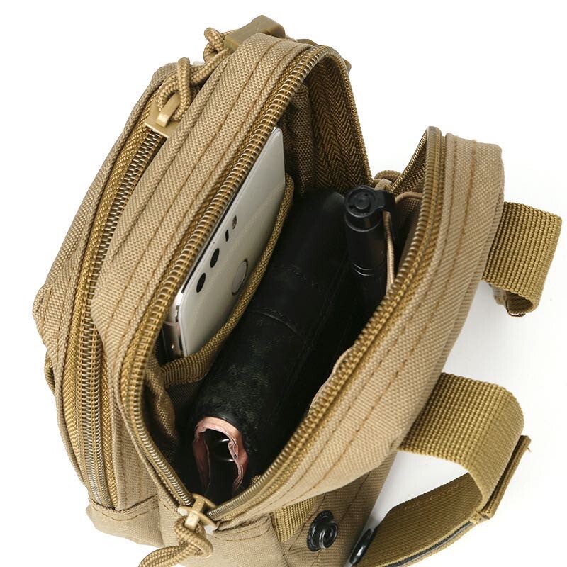 Tactical Molle Pouch EDC Belt Waist Pack Bag Multi-purpose Utility Phone Pocket
