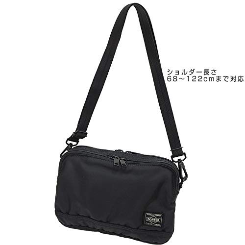 Yoshida PORTER 689-05940 Flash Shoulder Bag Black 9 W x 6 H x 2.4D inches