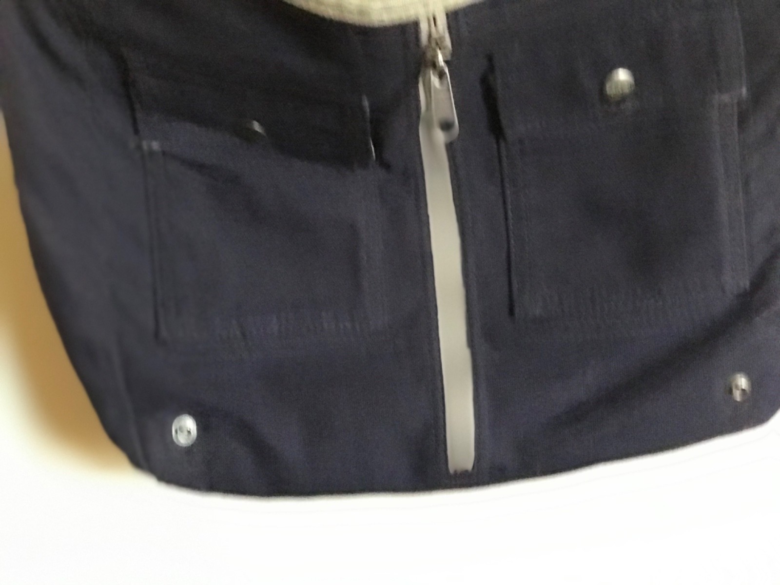 Carhartt Messenger Bag Navy Blue Snap Closure Adjustable Strap