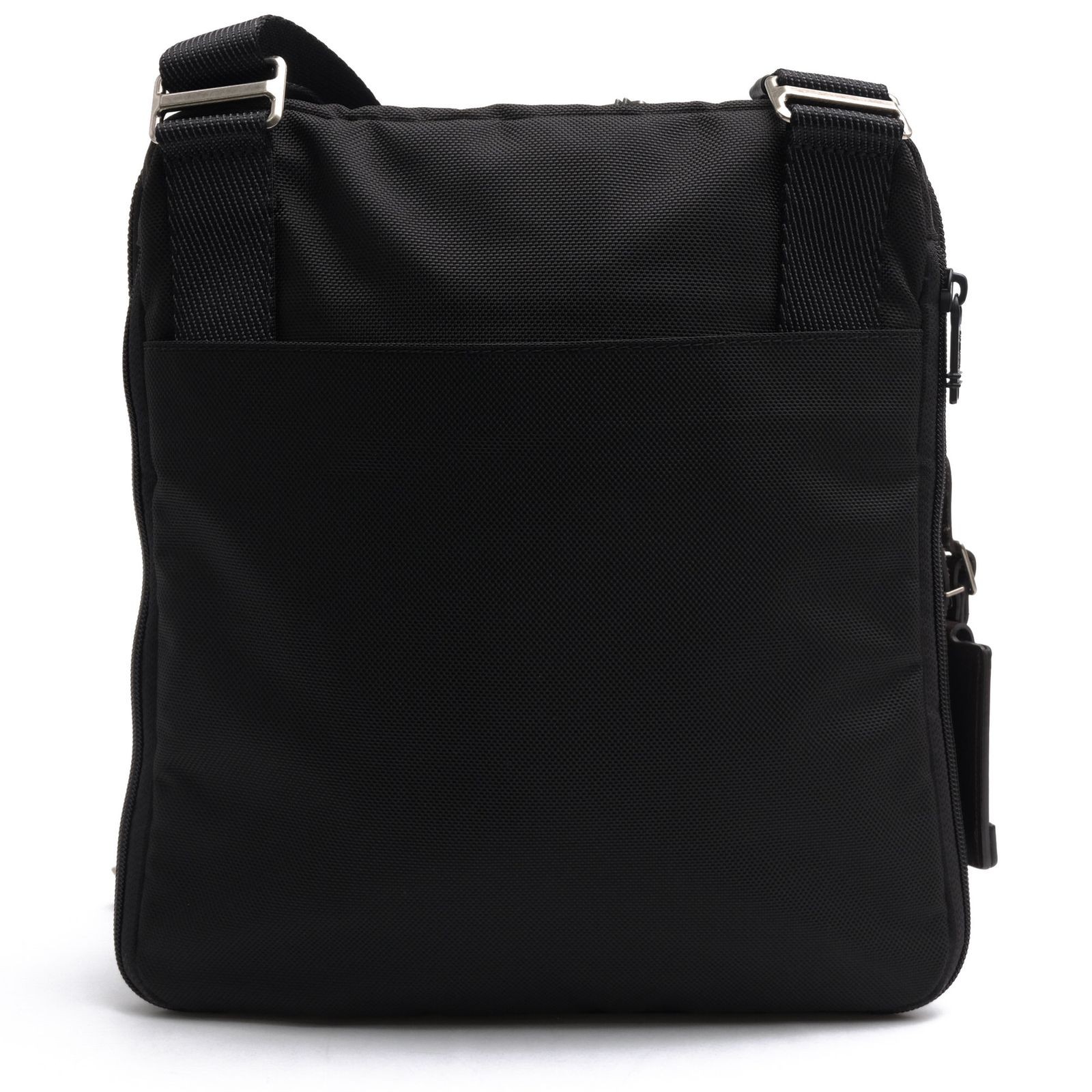 TUMI Men’s Nylon Leather Shoulder Bag Black 222304HK2 Alpha Bravo Annapolis