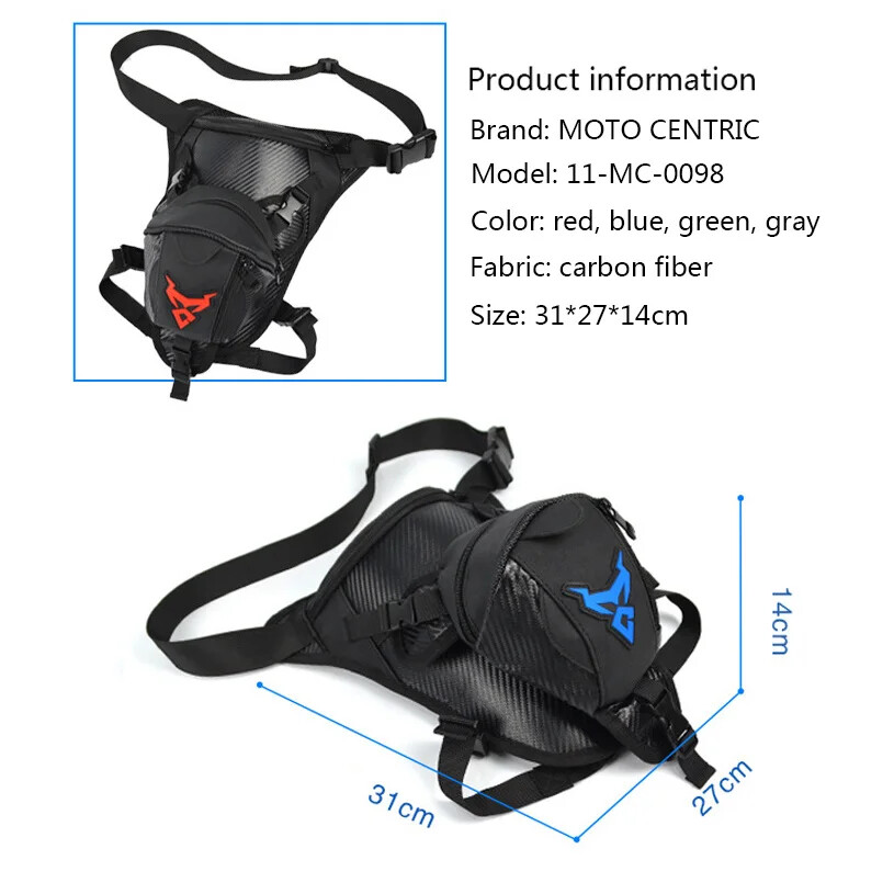 Motorcycle Leg Bag Knight Mens Waterproof Waist Bag Drop Leg Belt Fanny Pack
