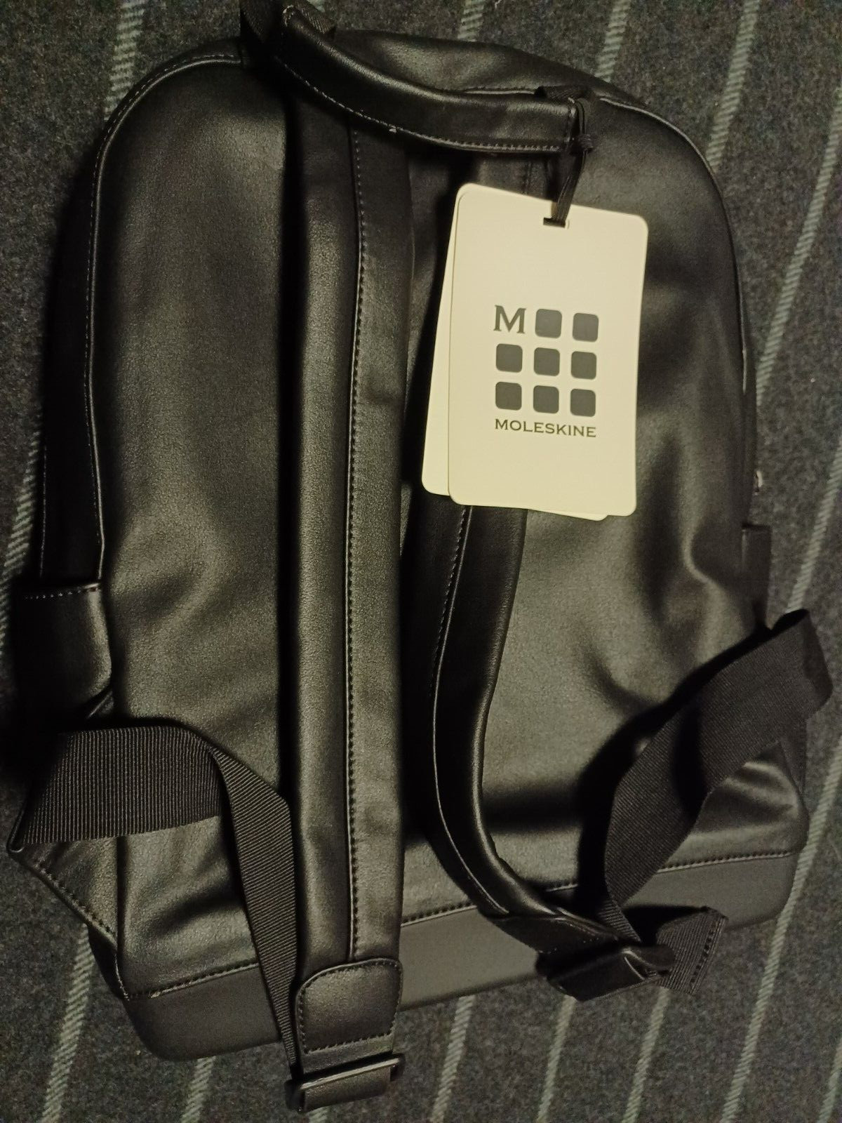 MOLESKINE black leather backpack “TED” talk RARE and not sold to the public NWT