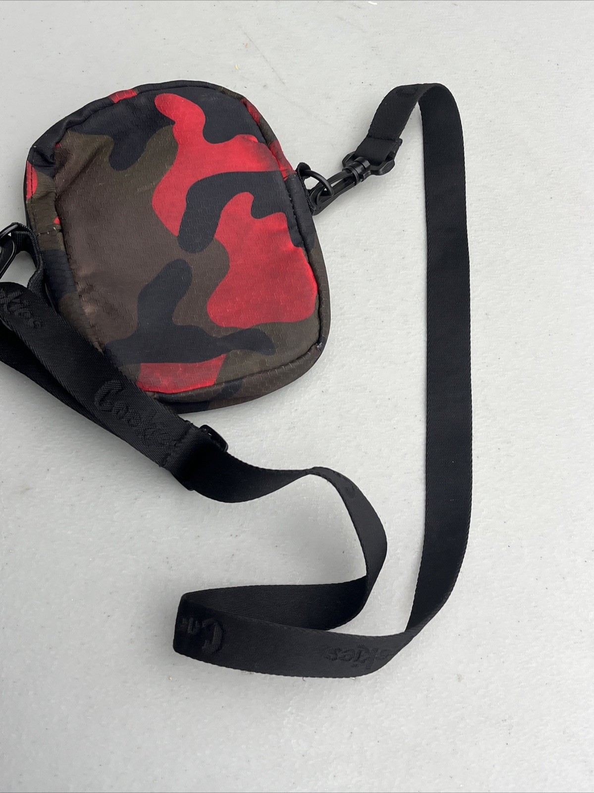 Cookies Small Shoulder Bag Smell Proof double zipper Camouflage Camo
