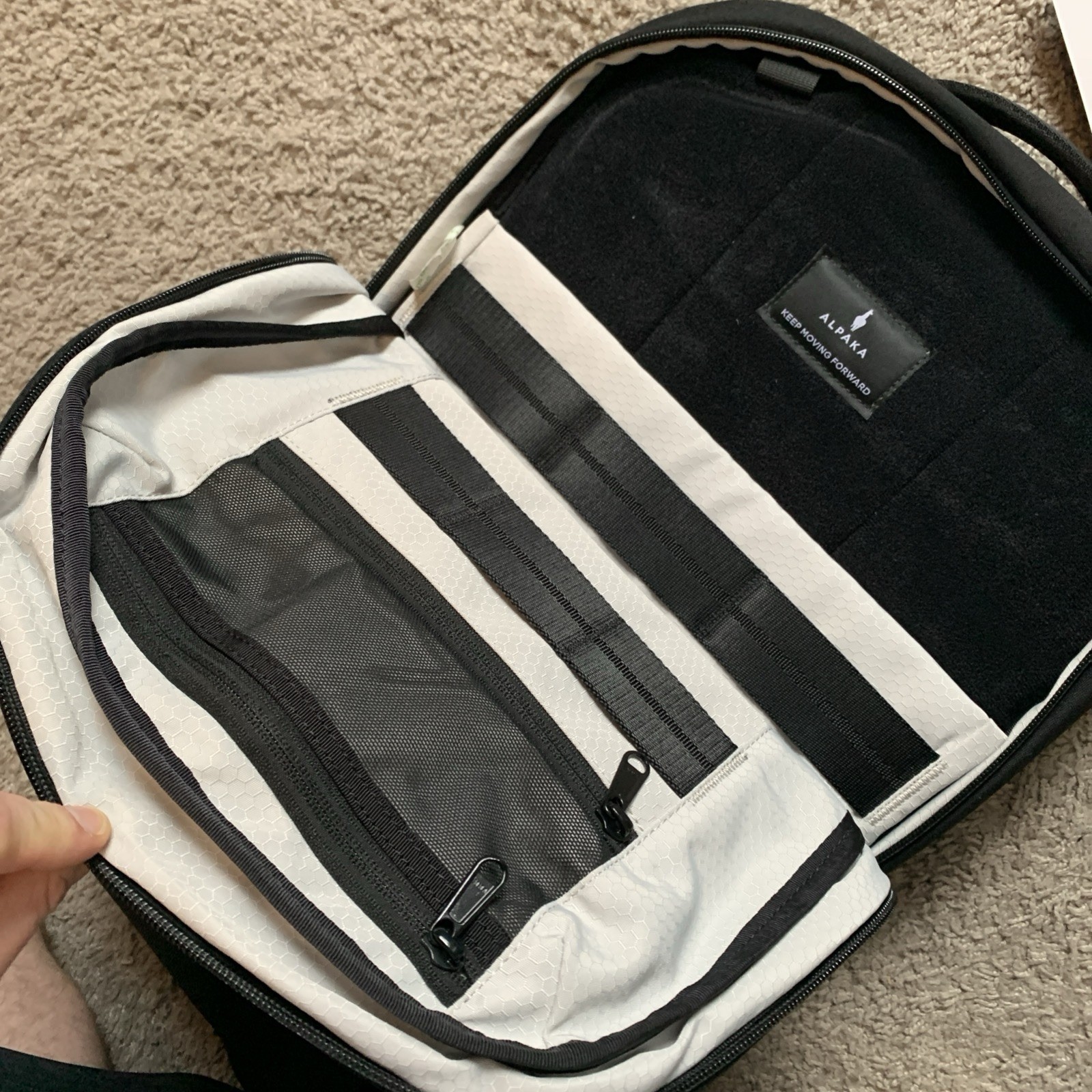 Alpaka Elements Backpack 24L Black Travel Bag Mens Business Work