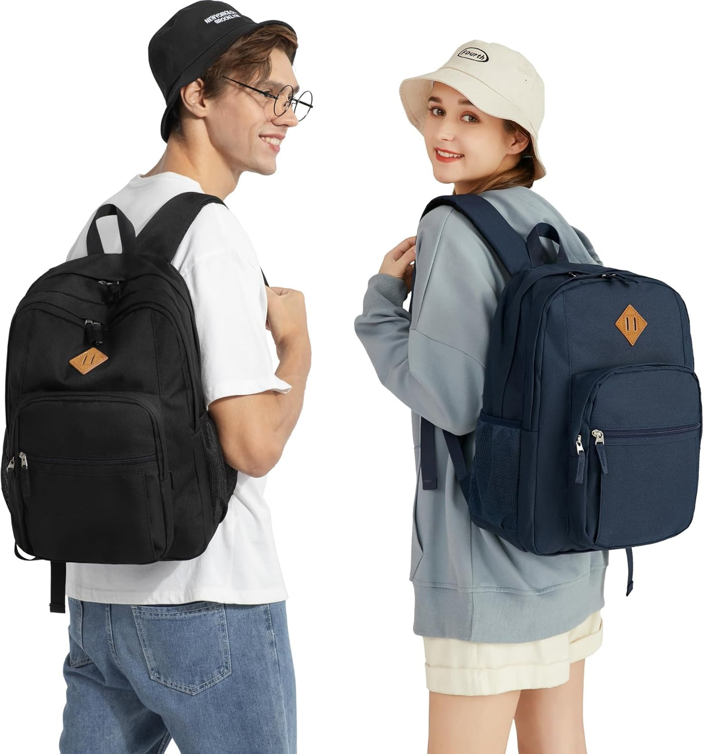 Classical Basic Travel Backpack for School Water Resistant Bookbag