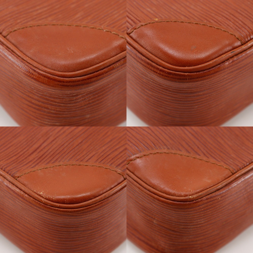 LOUIS VUITTON Dunouve Shoulder Bag vintage Kenya Brown Brown Epi Leather u…