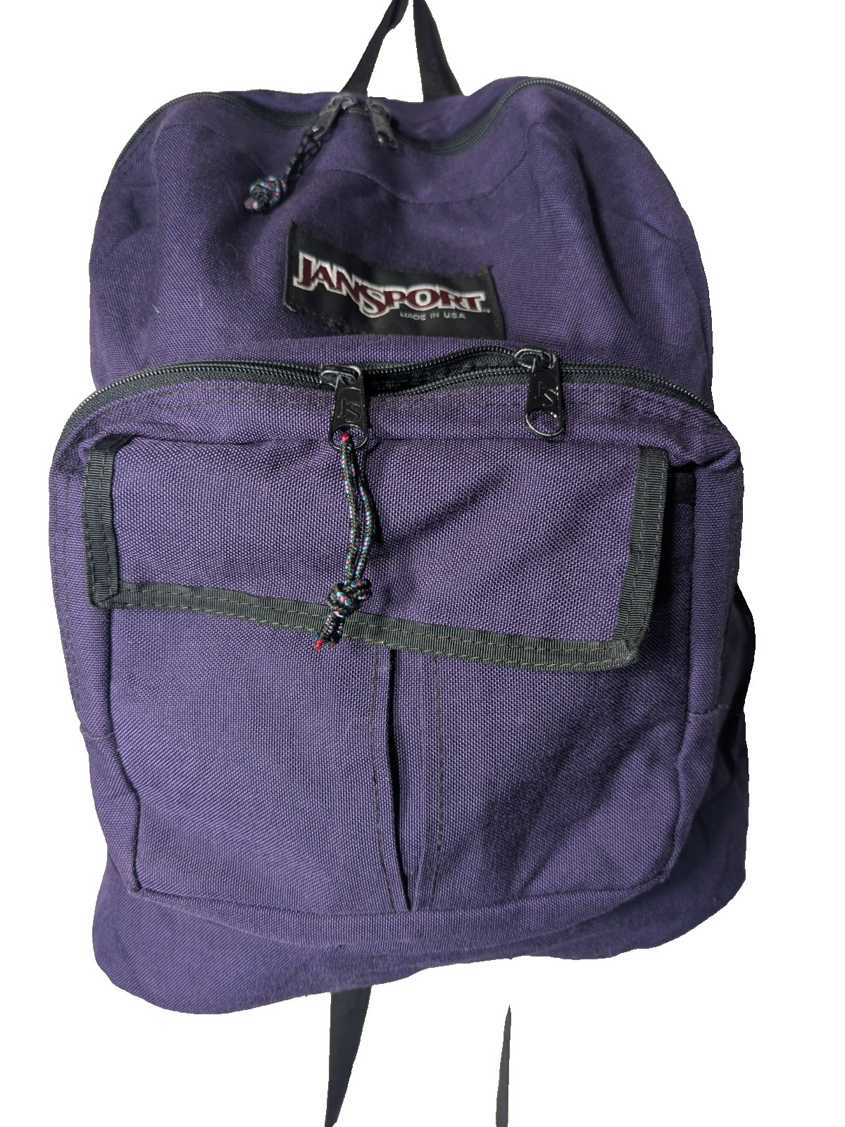 Vintage JanSport Backpack Purple Classic Daypack Made in USA 90s School Bookbag