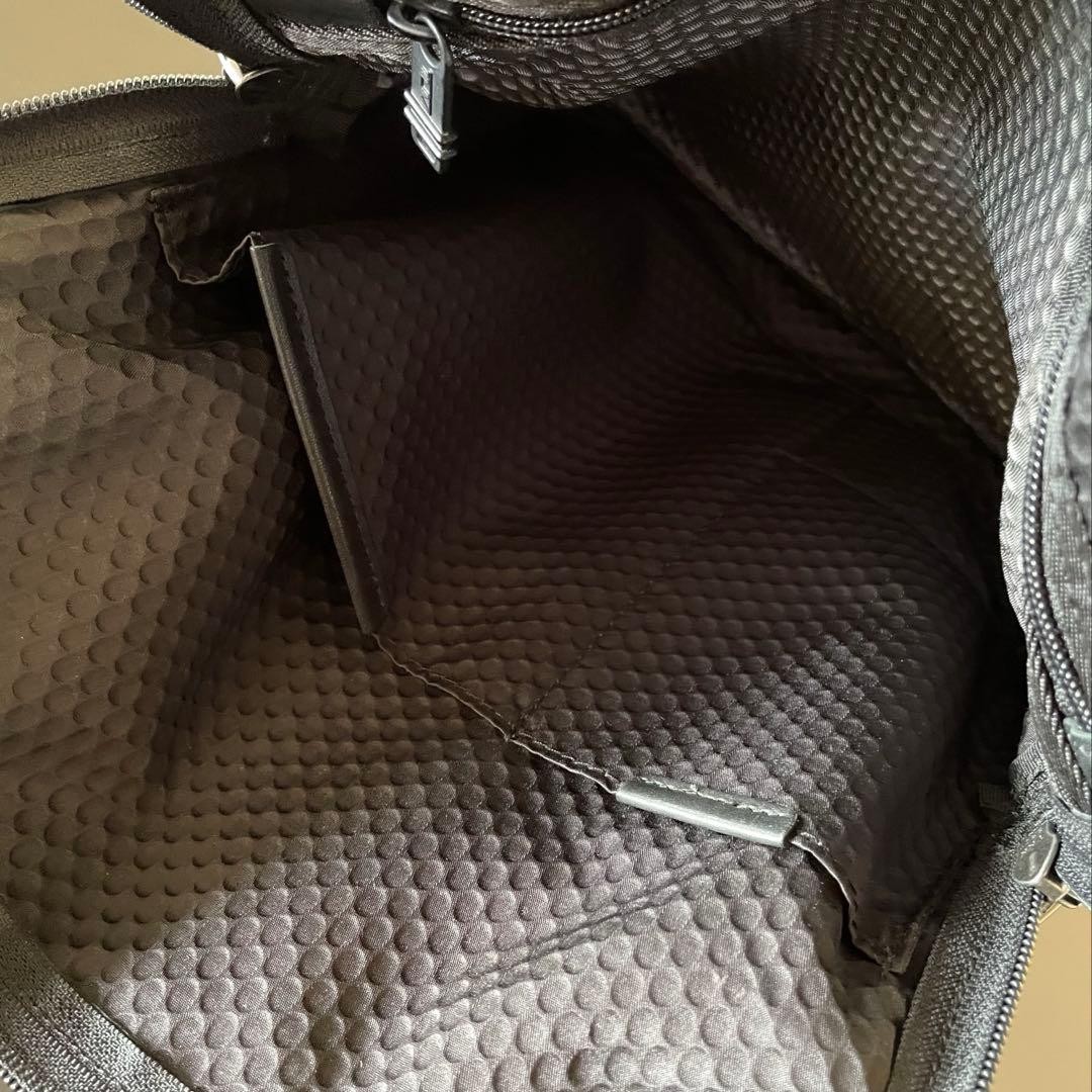 Tumi Alpha Bravo Crossbody Bag Black with Charm, 3 Inner & 4 Outer Pockets