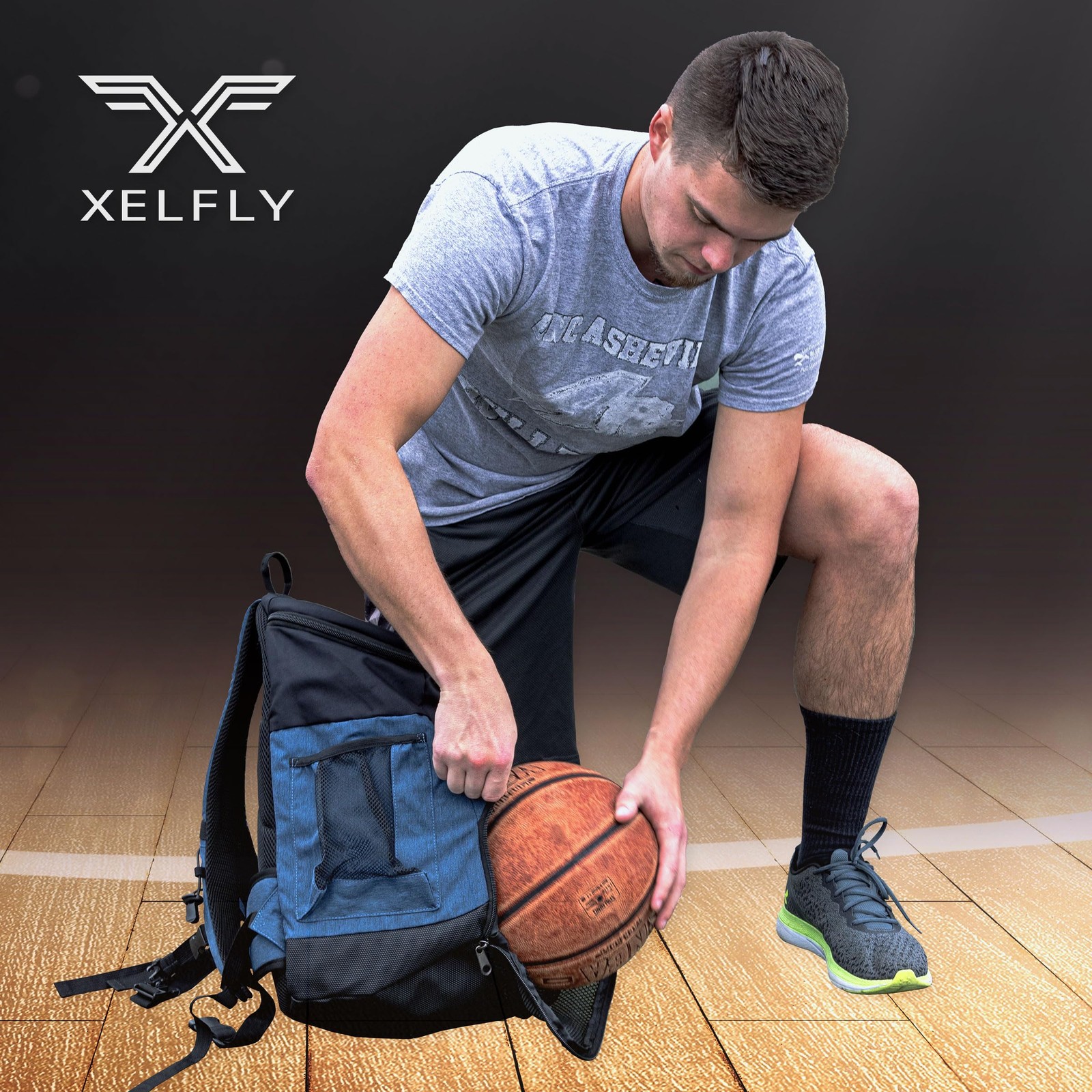 Basketball Backpack with Ball Compartment – Sports Equipment Bag for Soccer B…