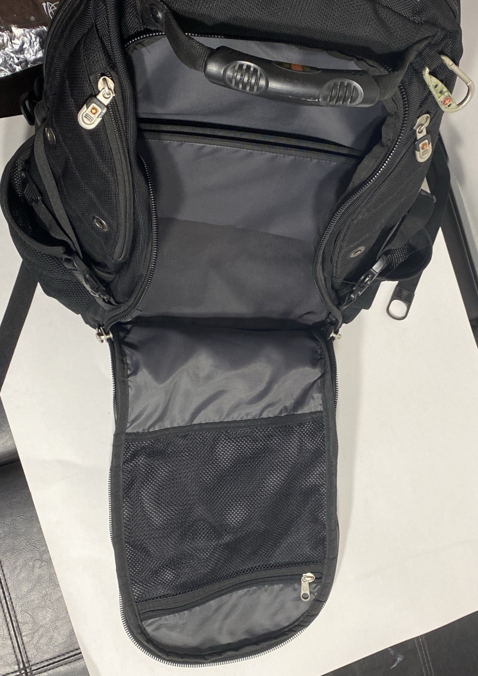 Swiss Gear Airflow Laptop Backpack Heavy Duty Travel Multi Pockets Black *READ*