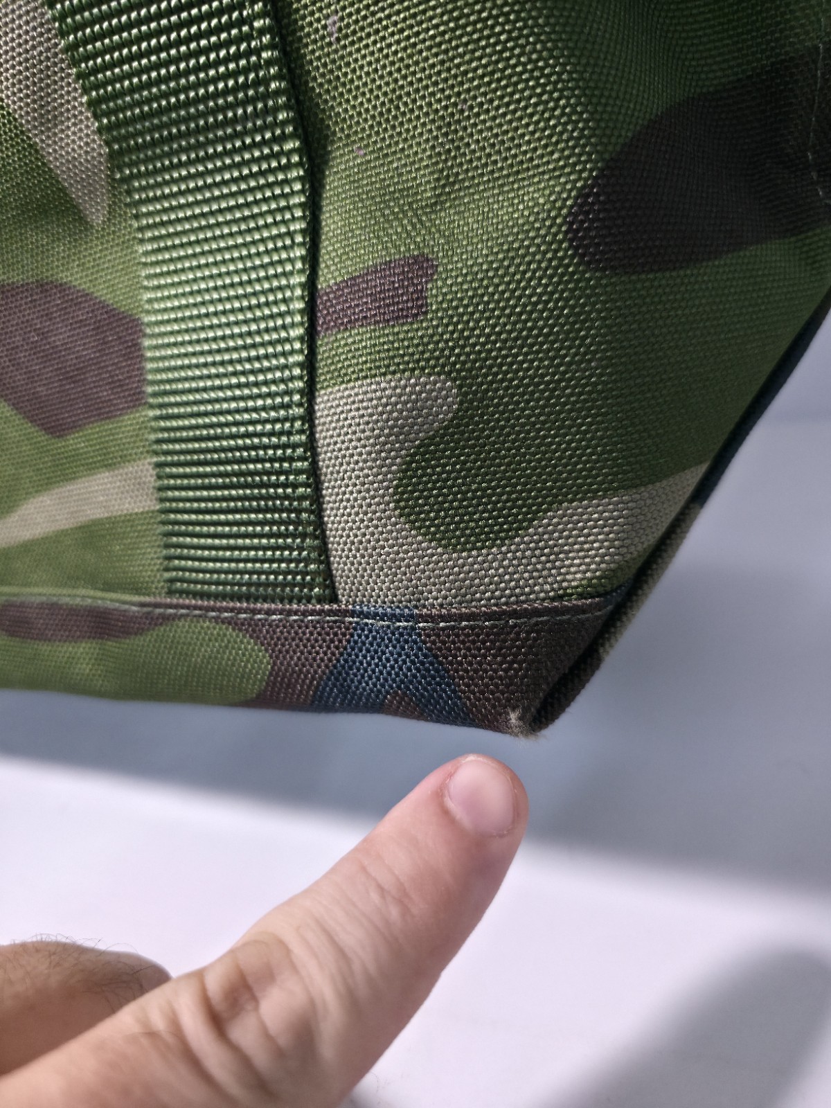 L.L Bean Hunter’s Tote Bag Shopper – Open Top – Green Camouflage Print (P3)