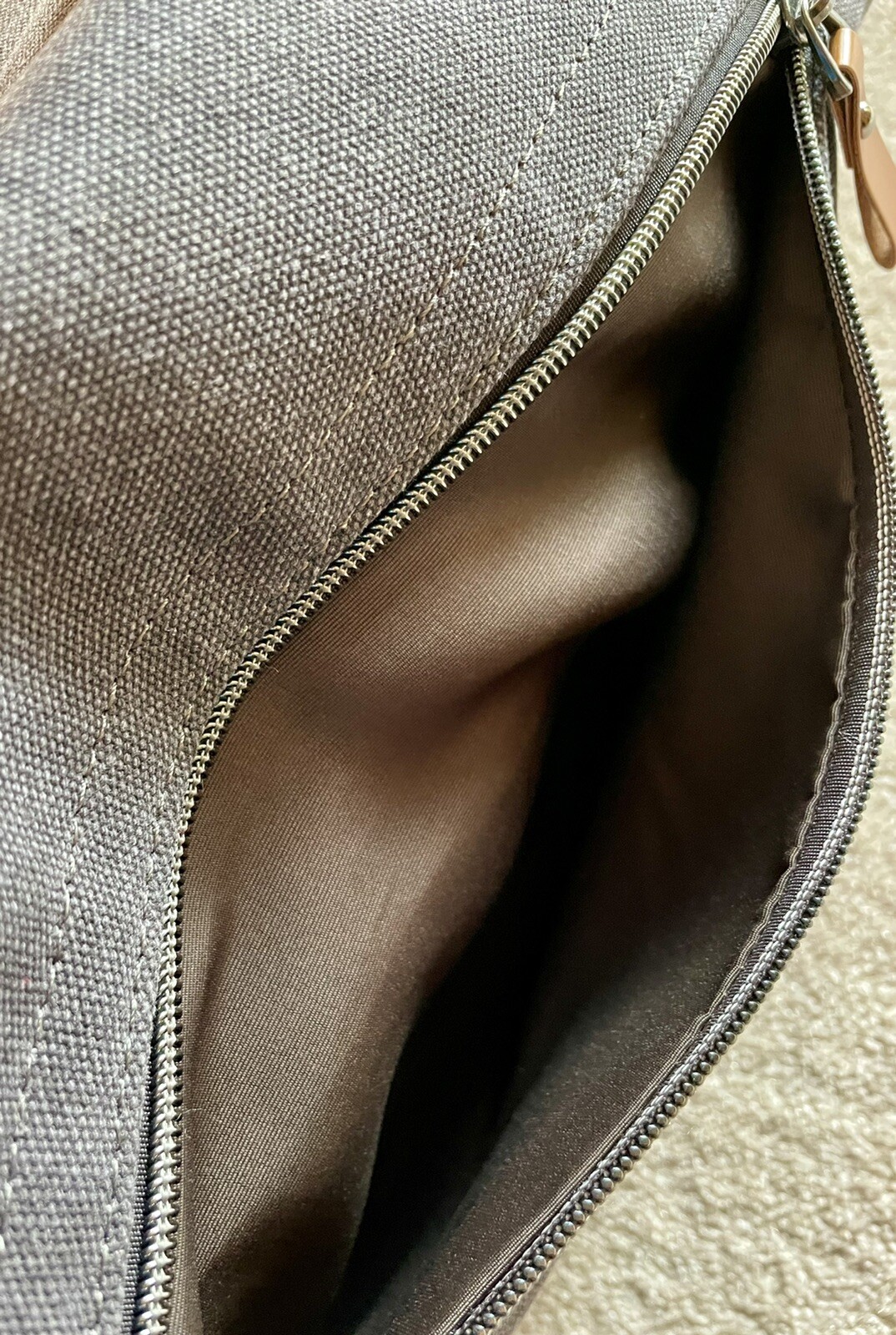 Estates Canvas Leather Laptop Messenger Bag 15.6-17.3in Water Resistant NWT