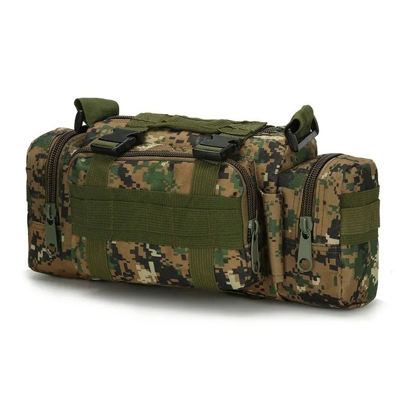 Tactical Military Chest Fanny Shoulder Waist Bag Hunting Bike Molle Camping Pack
