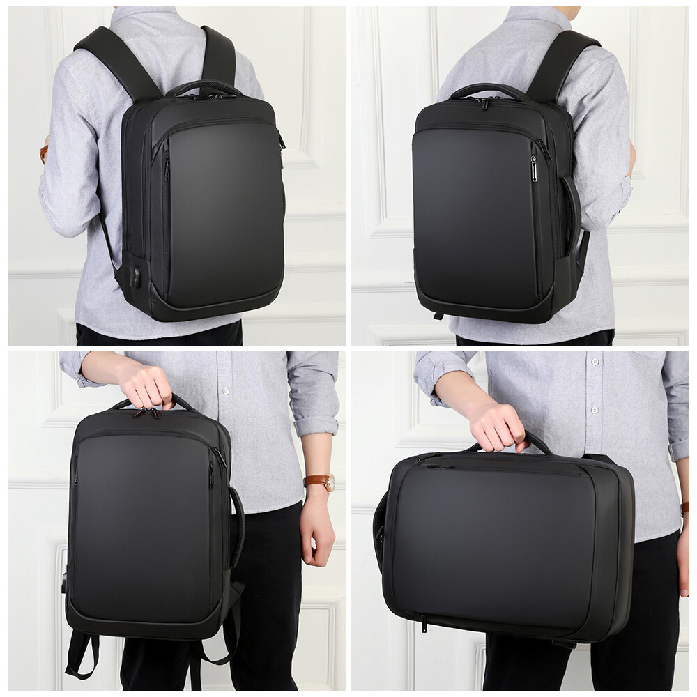 Men Backpack Anti-theft School Bookbag Travel 15.6″ Laptop Bag Rucksack USB Port