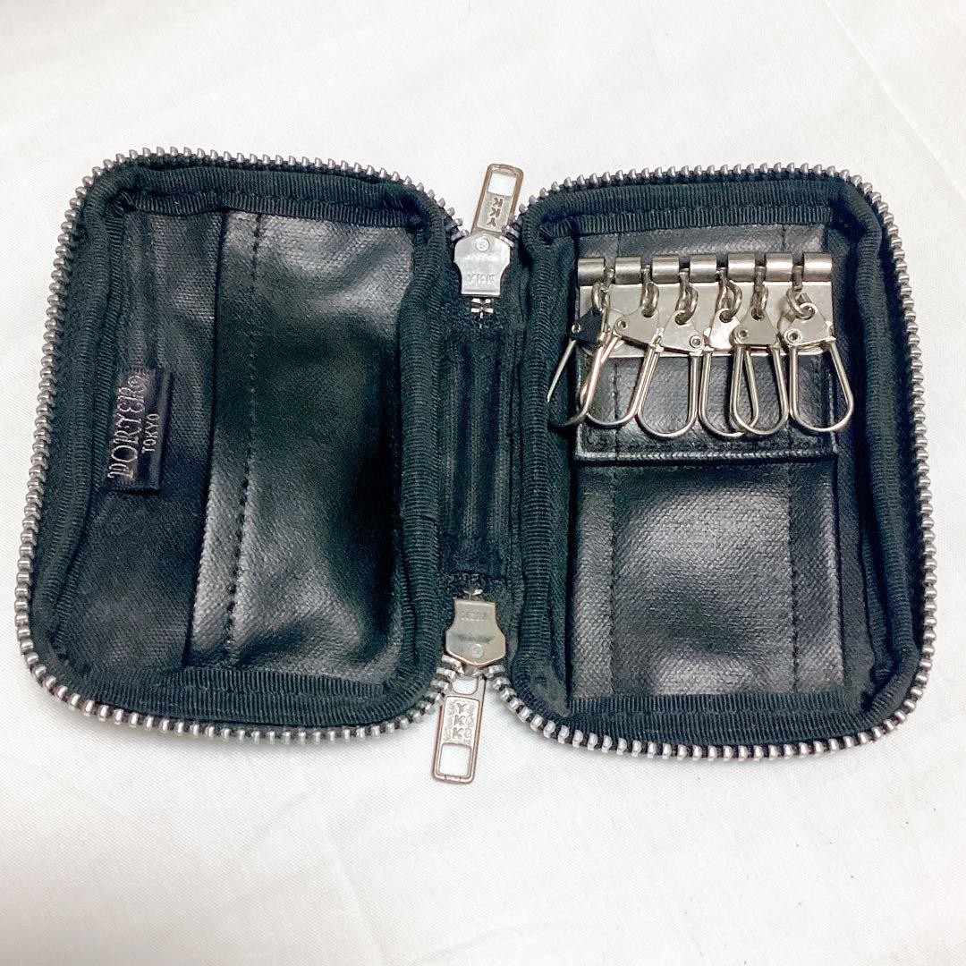 PORTER Freestyle Key Case, Black, Yoshida Bag, 6-Ring Yoshida rare