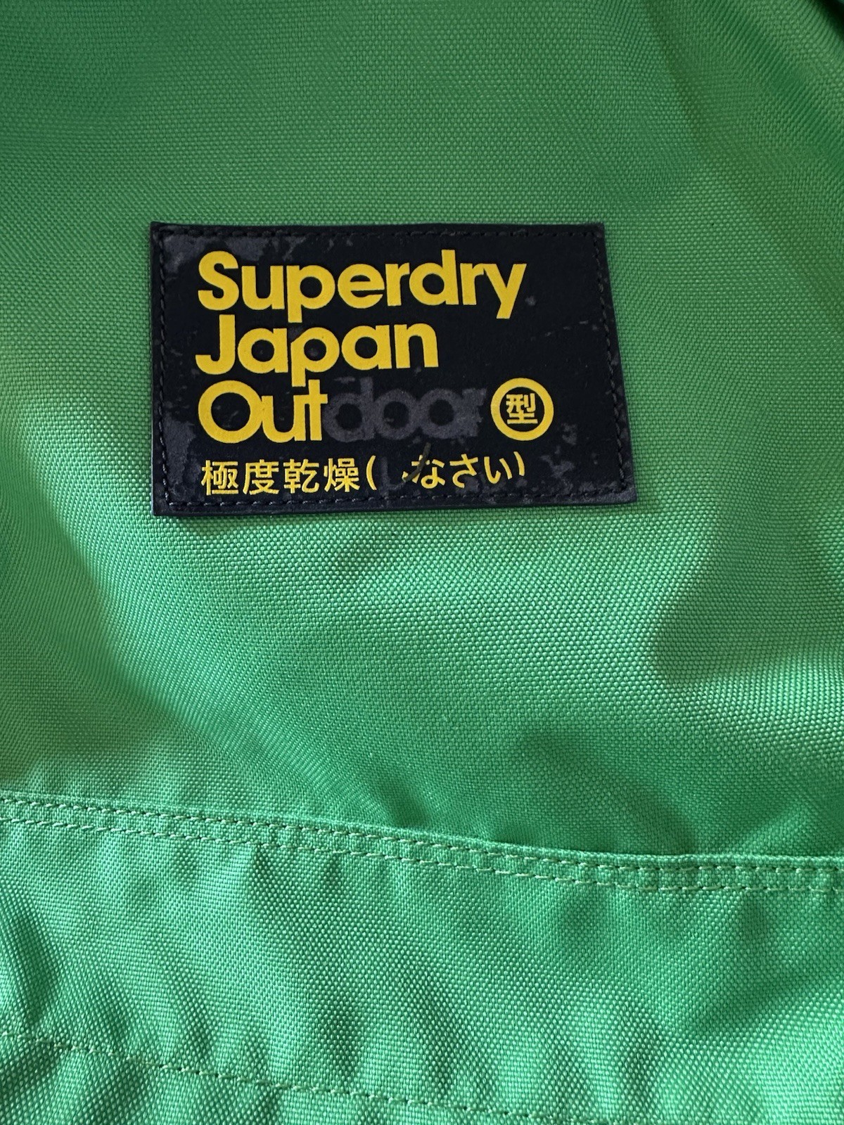 Superdry Backpack Classic Montana BackPack Green Navy Blue Solid Logo