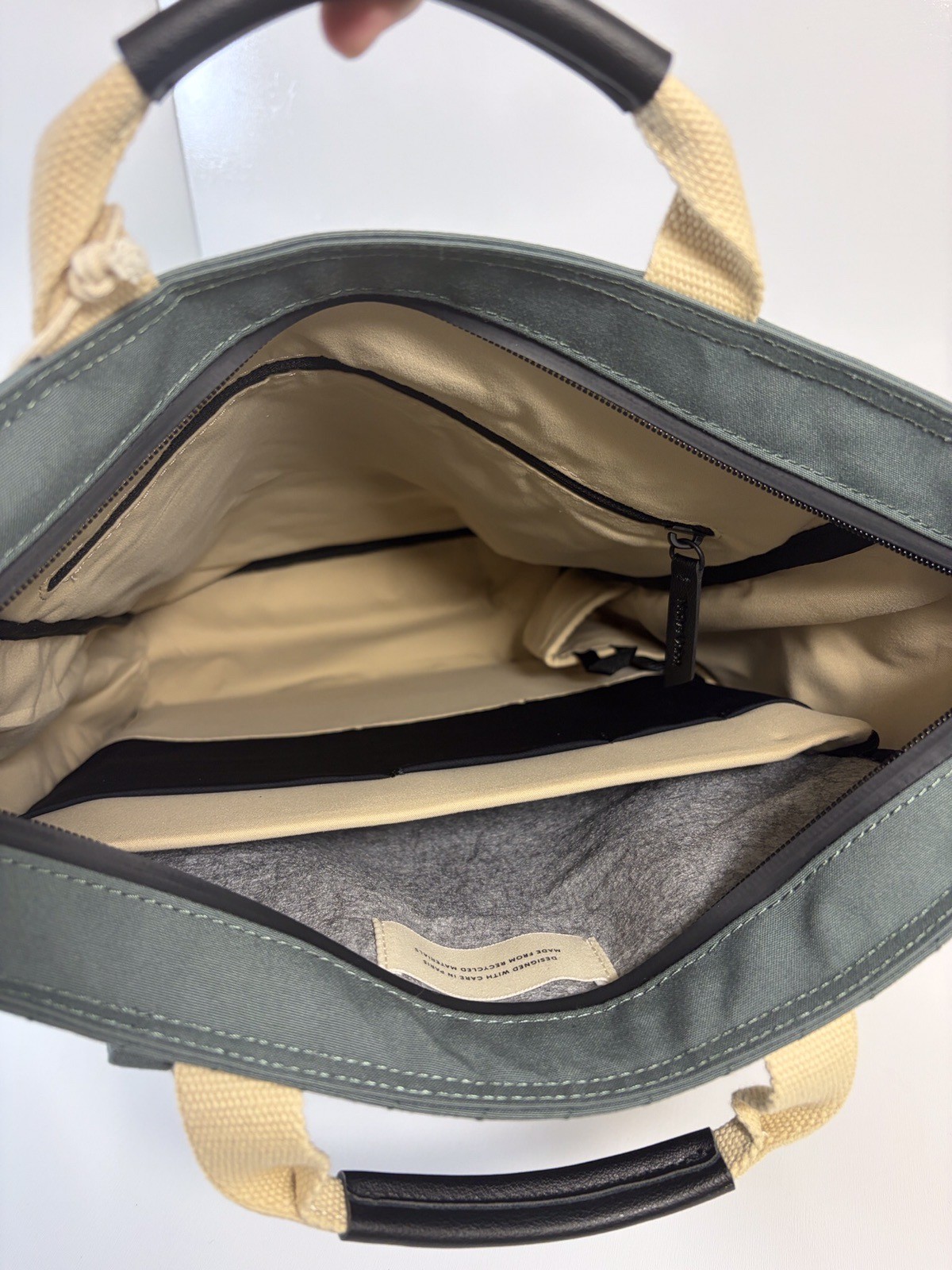 Native Union WFA Tote Backpack Slate Green – 20L up to 16″ Laptop – New w/ Tags
