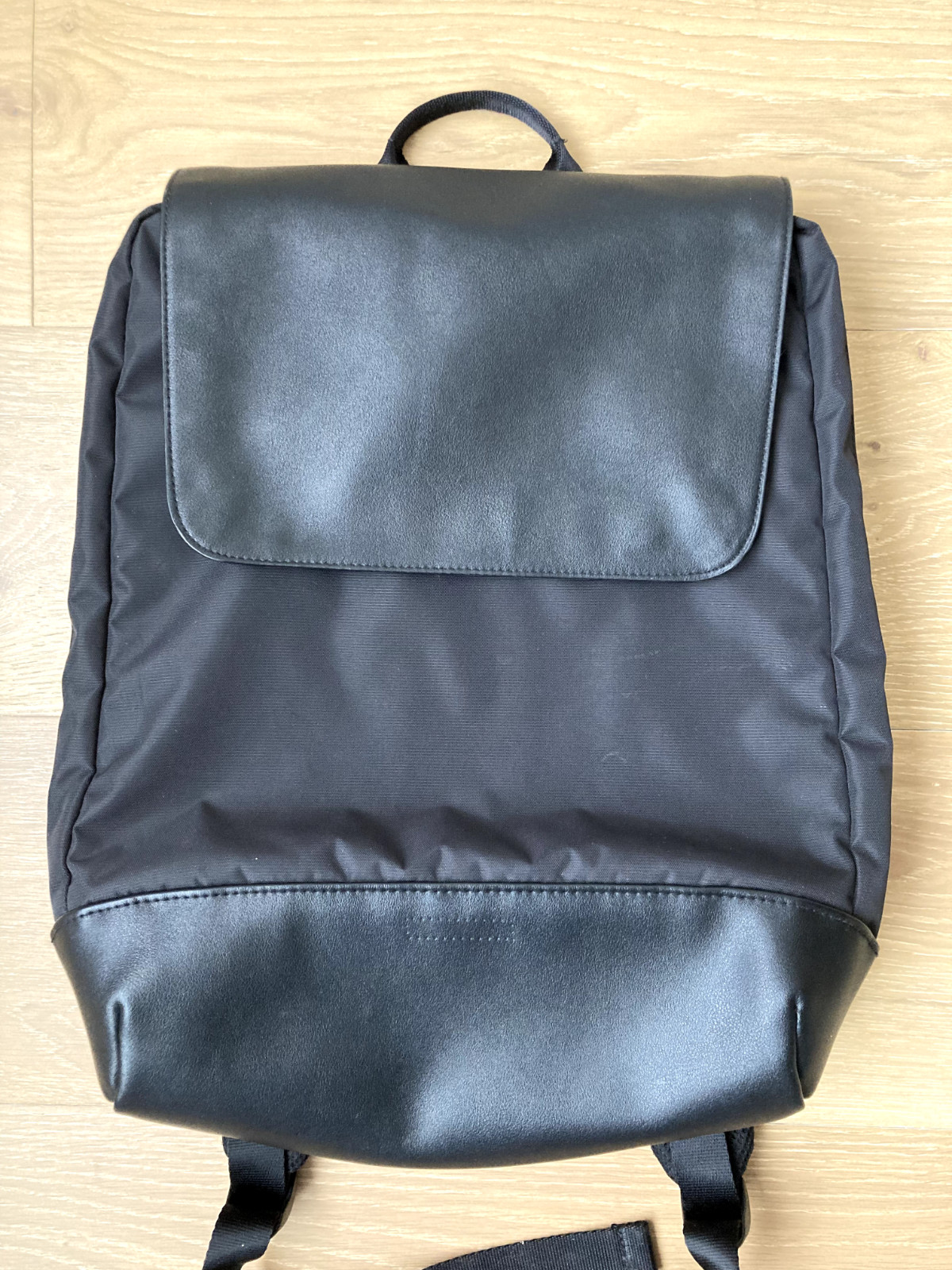 MOLESKINE Black Slim Backpack, METRO Collection, Modern Lightweight Bag $159