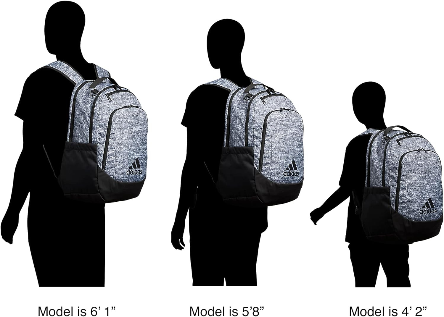 Adidas Defender Sports Backpack with Shoe Compartment, Soccer Bag
