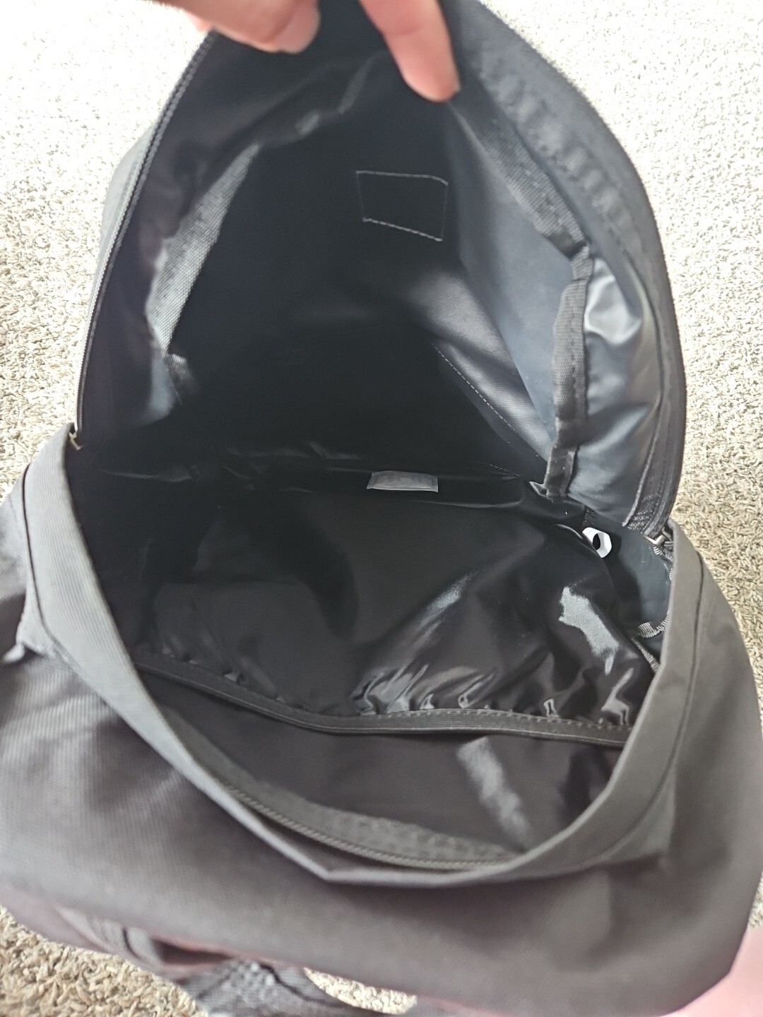 Carhartt Classic Backpack Black Titan Machinery Stitched Logo
