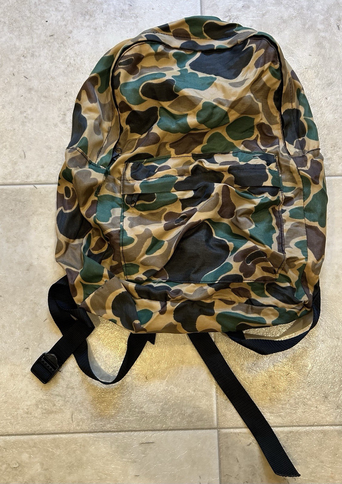 Duck Camouflage Nylon Backpack Lightweight Outdoor Hunting Hiking