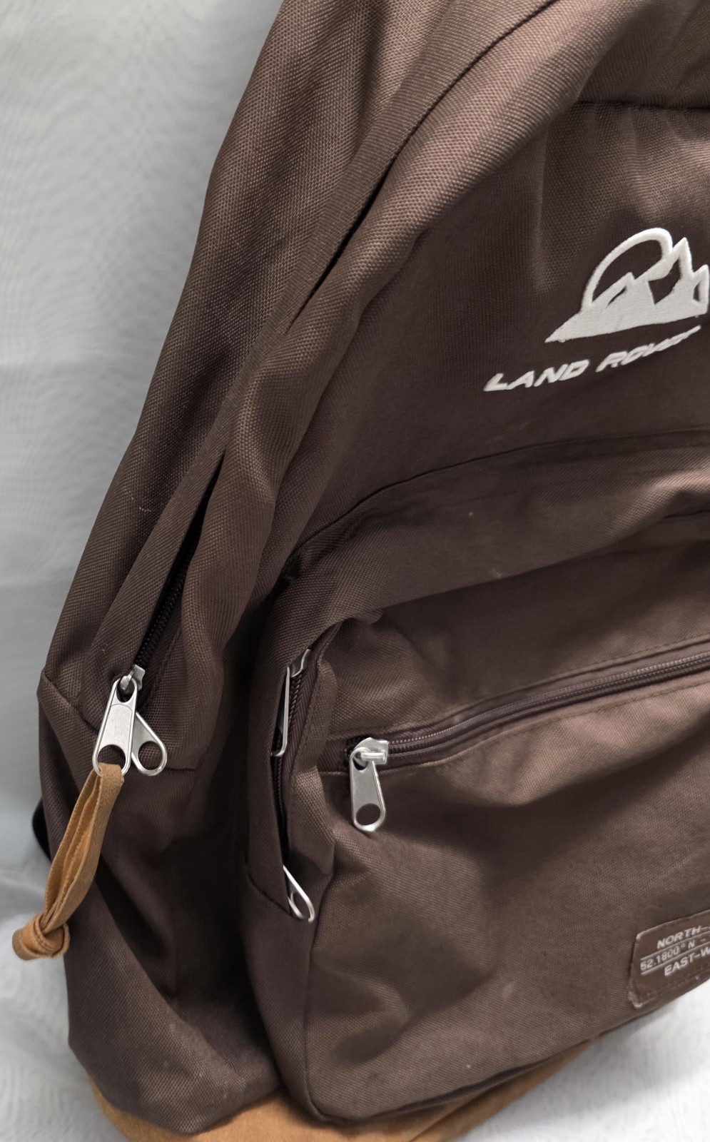 Land Rover Back Pack Brown Adjustable Straps