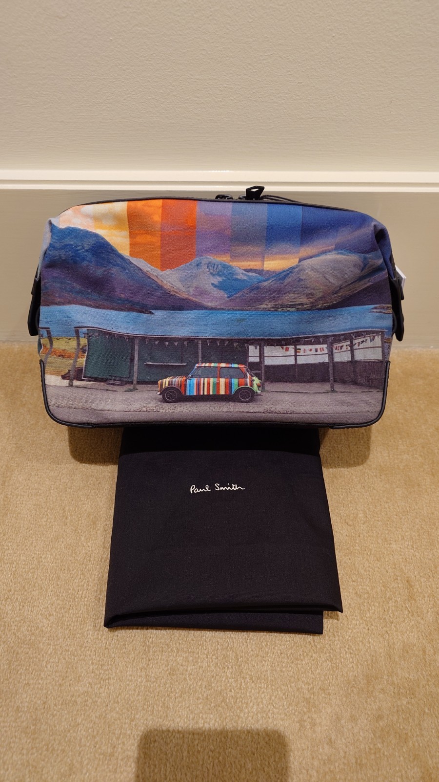 Paul Smith Mini Cooper Mountains Toiletry Bag Wash Bag Case