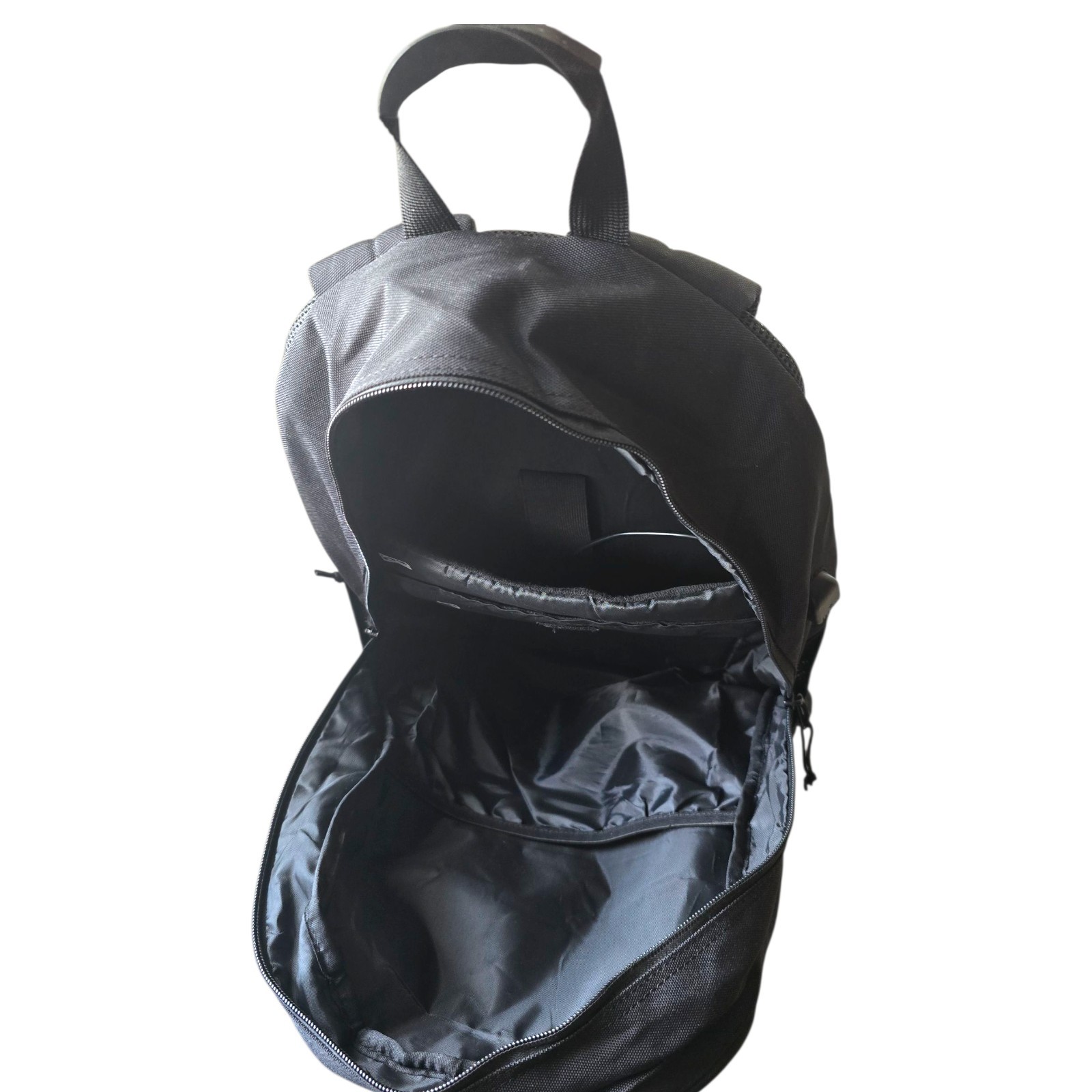 KEOFID Black Anti-Theft Backpack, 15.6in Laptop Fit, USB Port, 17.3×12.6×7.2in