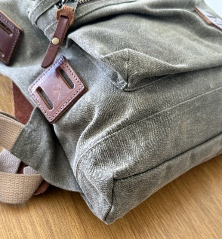 Bradley Mountain Muir Pack Waxed Canvas Backpack Made in the USA…Free Shipping